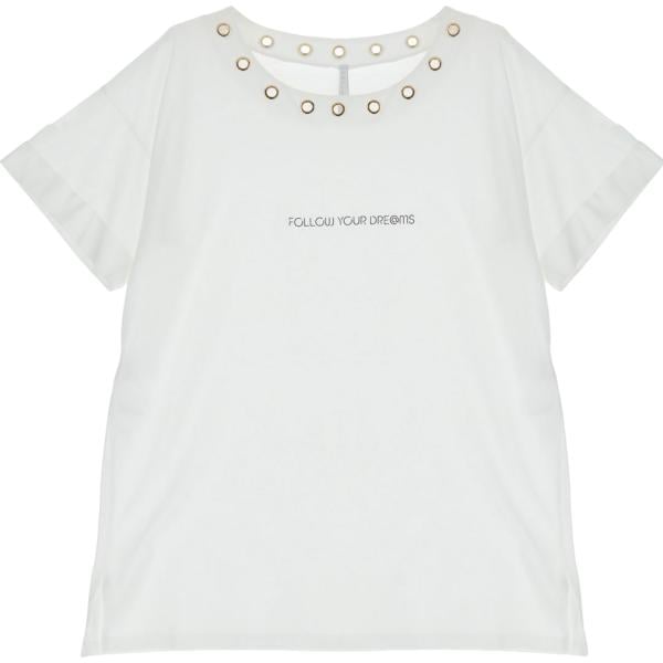 t-shirt Imperial bianco con stampe