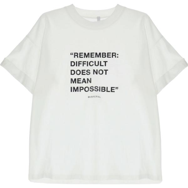 t-shirt Imperial bianco con stampe
