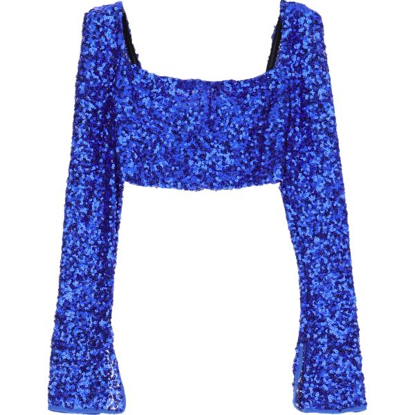 maglieria Imperial blu tinta unita