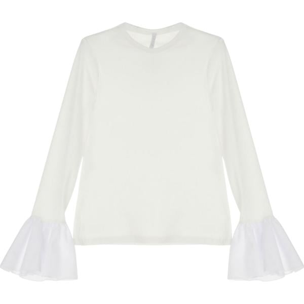t-shirt Imperial bianco tinta unita