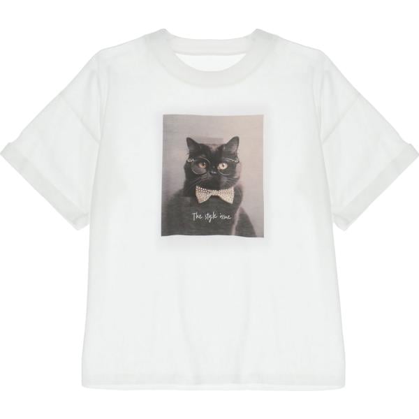 t-shirt Imperial bianco con stampe