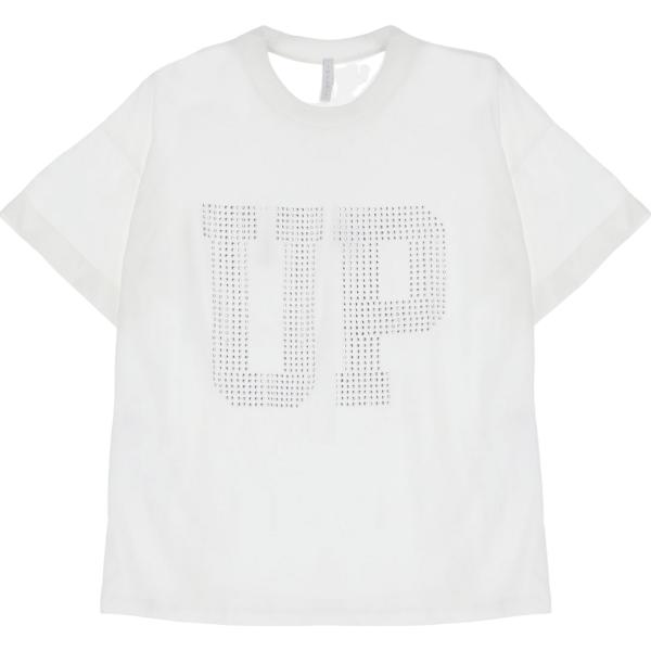 t-shirt Imperial bianco con stampe