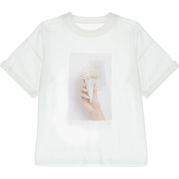 t-shirt Imperial bianco con stampe