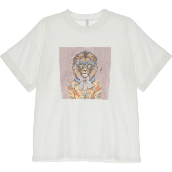 t-shirt Imperial bianco con stampe