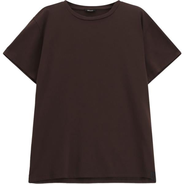 t-shirt Imperial marrone tinta unita