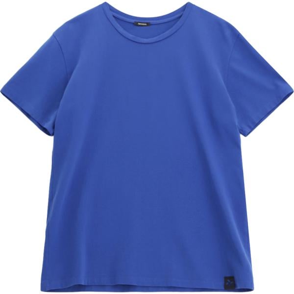 t-shirt Imperial blu tinta unita