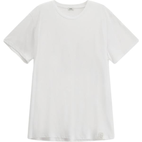 t-shirt Imperial bianco tinta unita