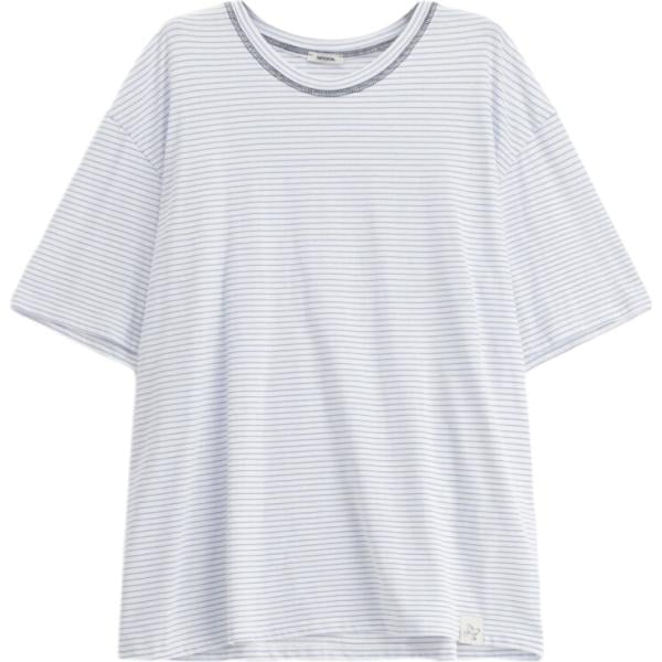t-shirt Imperial bianco a righe