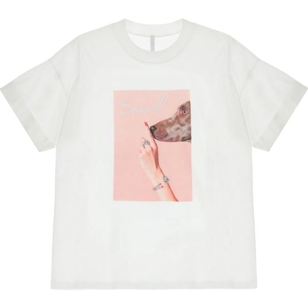 t-shirt Imperial bianco con stampe