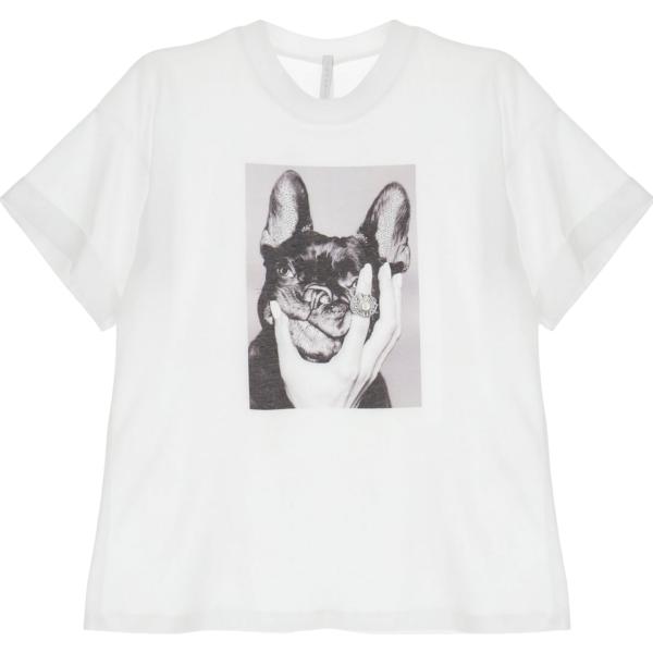 t-shirt Imperial bianco con stampe