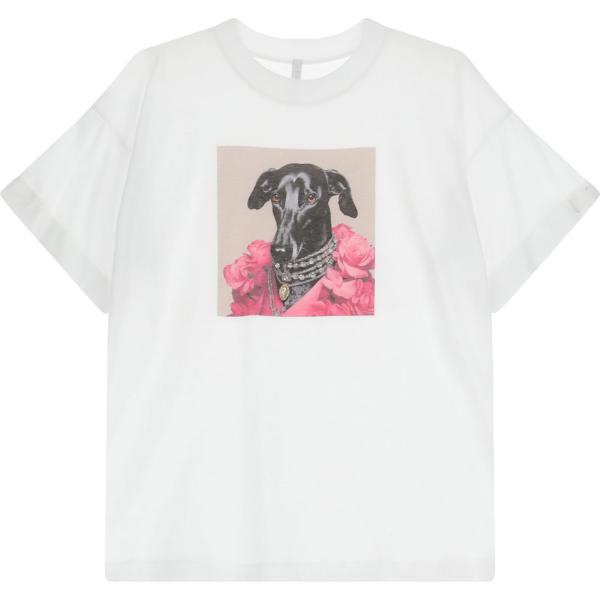 t-shirt Imperial bianco con stampe