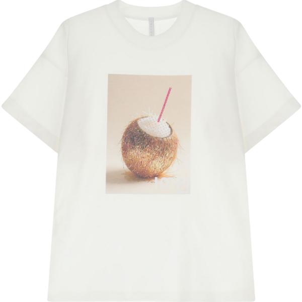 t-shirt Imperial bianco con stampe