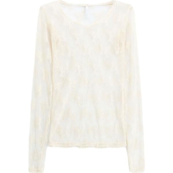 t-shirt Imperial bianco a fiori