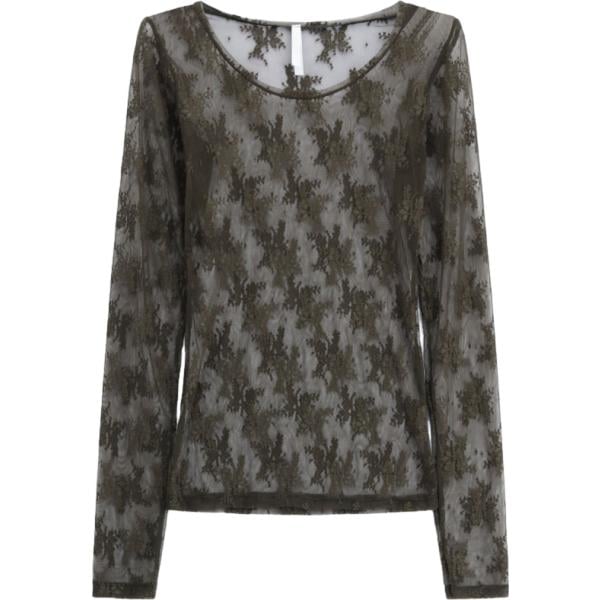 T-shirt da donna a fiori a maniche lunghe Imperial