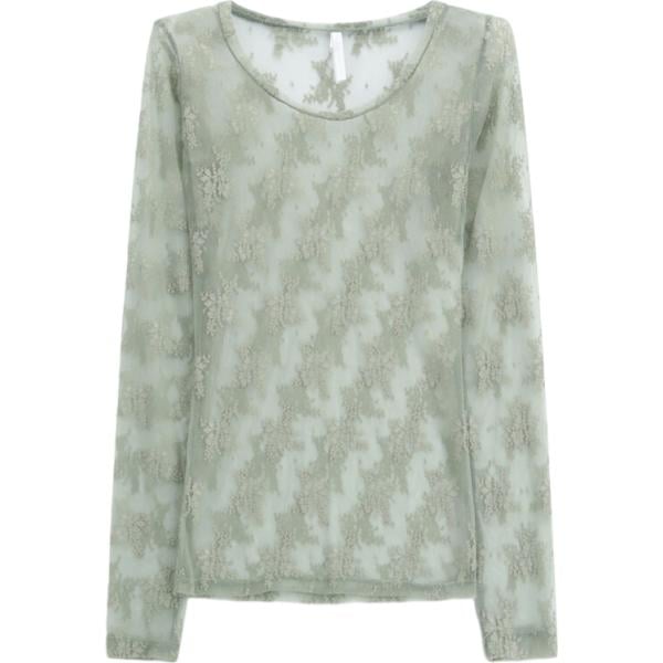 T-shirt da donna a fiori a maniche lunghe Imperial