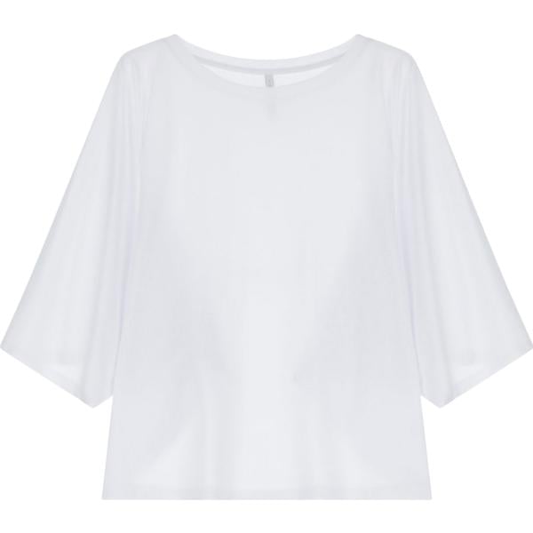 t-shirt Imperial bianco tinta unita