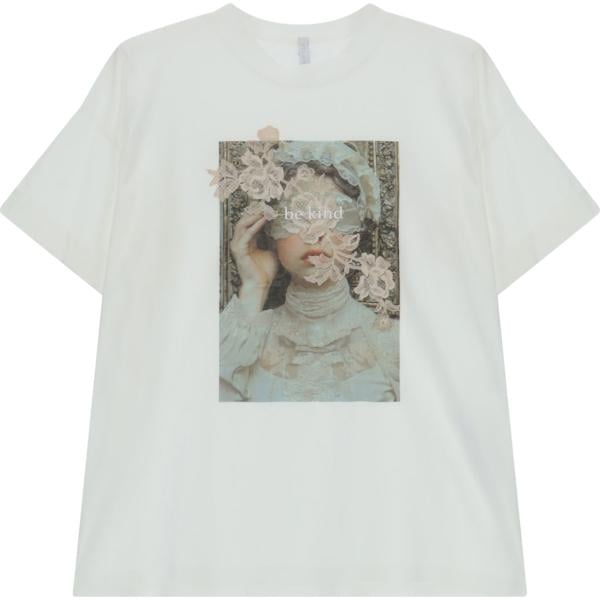 t-shirt Imperial bianco con stampe