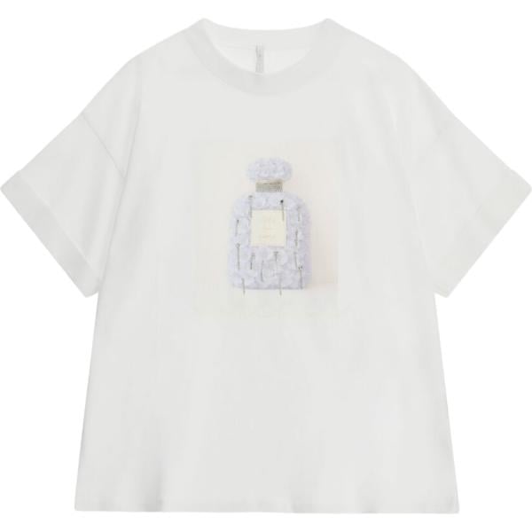 t-shirt Imperial bianco con stampe