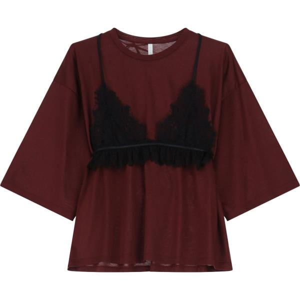 t-shirt Imperial marrone