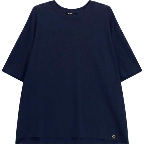 T-shirt da uomo in blu scuro girocollo a maniche corte Imperial