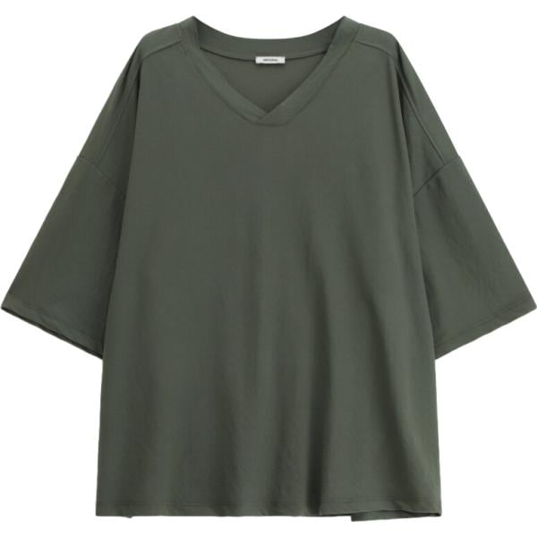 t-shirt Imperial grigio tinta unita