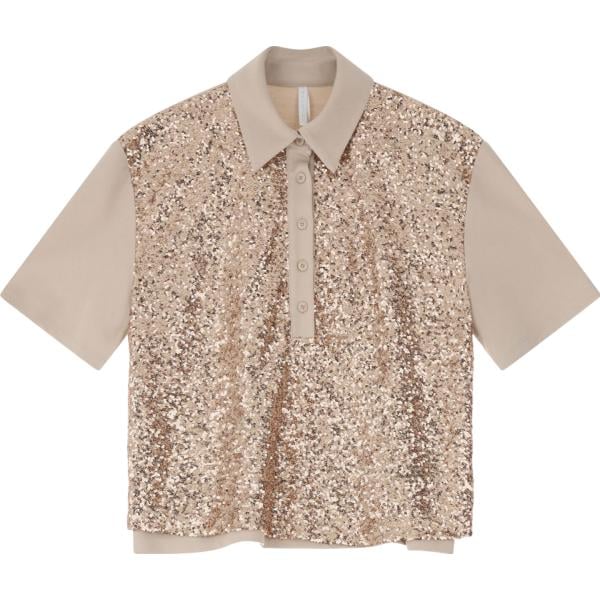 polo Imperial marrone con stampe