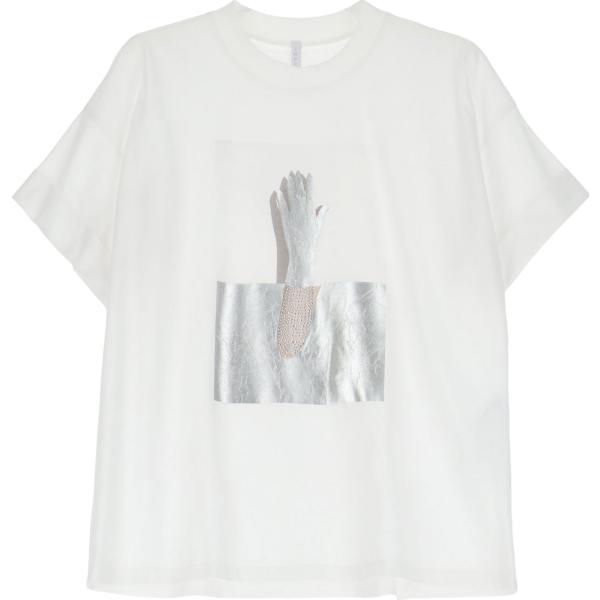 t-shirt Imperial bianco con stampe