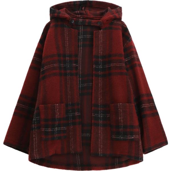 caban Imperial nero a quadri