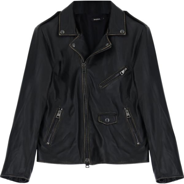 cappotti Imperial nero tinta unita