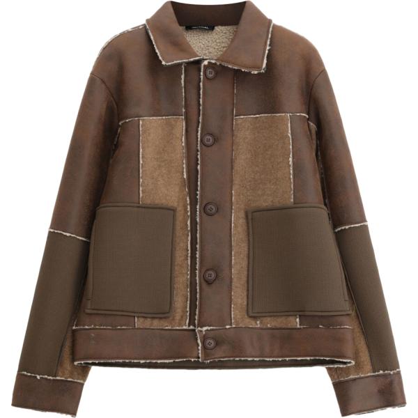 Cappotto da uomo in marrone scuro maxi Imperial