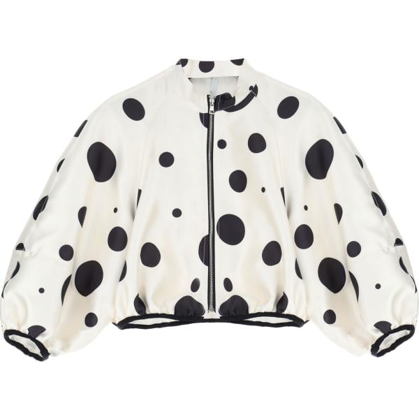 cappotti Imperial bianco a pois