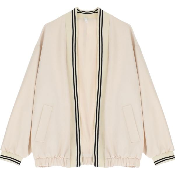bomber Imperial bianco a righe