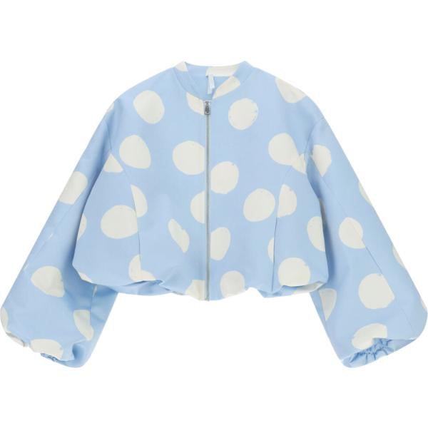 bomber Imperial blu con stampe