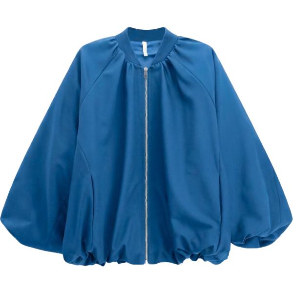 Bomber da donna in blu medio con zip Imperial