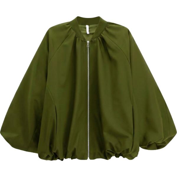 Bomber da donna in verde oliva con zip Imperial Imperial