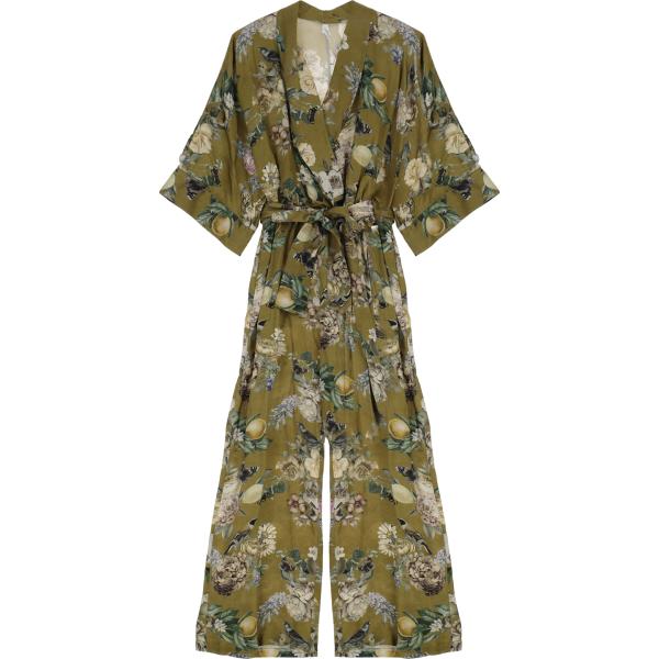 tute Imperial verde a fiori