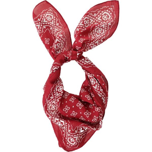 foulard Please rosso geometrica