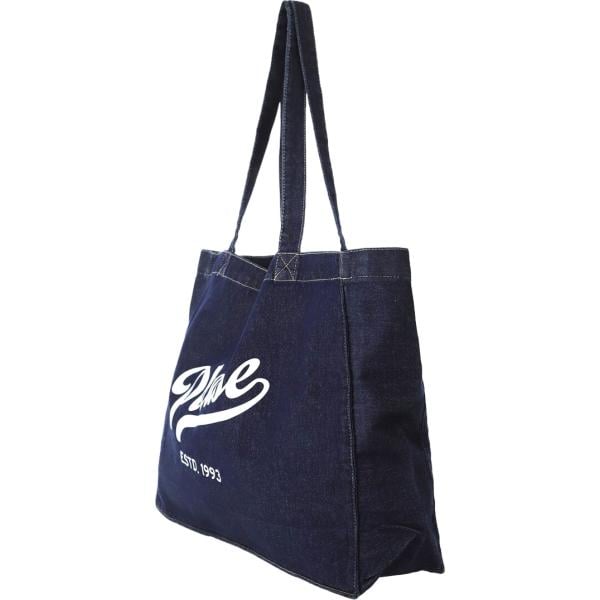 shopping bag Please blu con stampe
