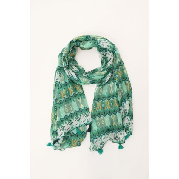 foulard Please multicolore geometrica