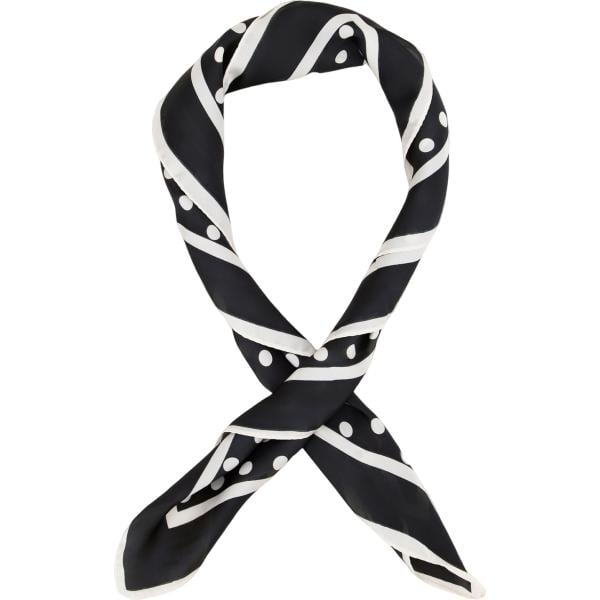 foulard Please nero a pois