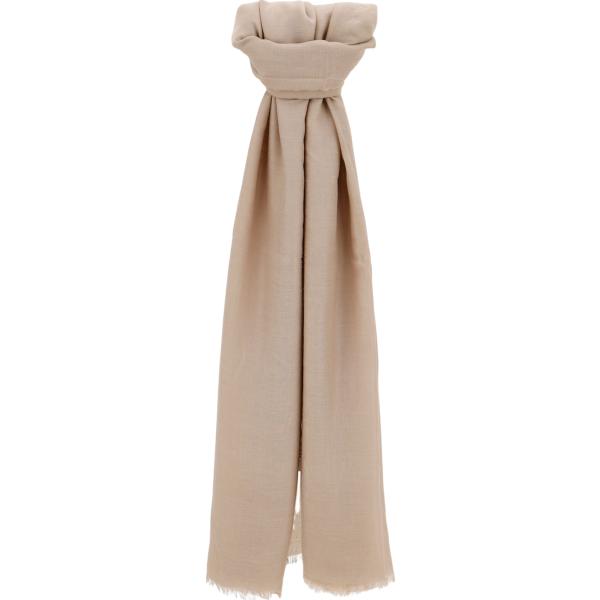 foulard Please marrone tinta unita