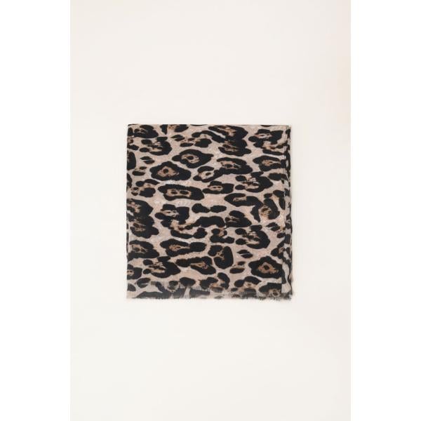 foulard Please bianco animalier