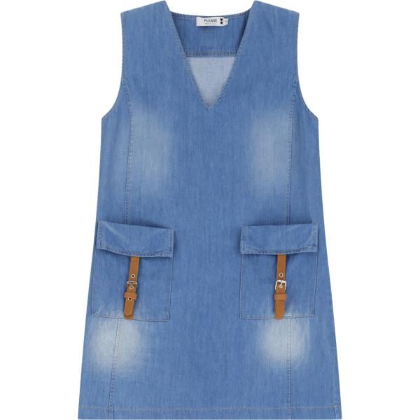 vestiti corti Please blu