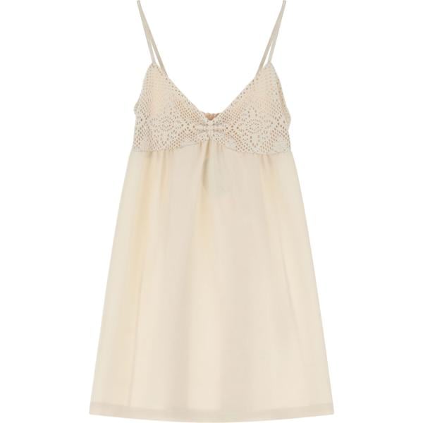 vestiti corti Please bianco