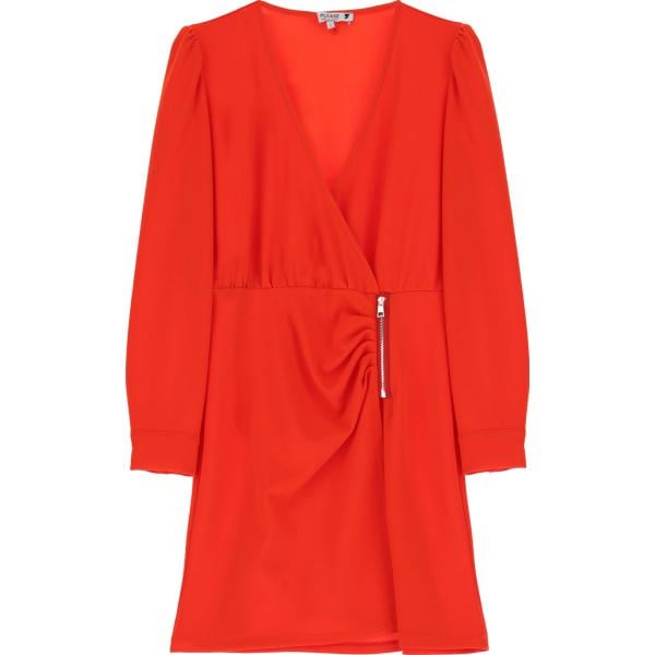 vestiti corti Please rosso tinta unita