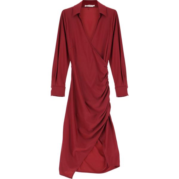 vestiti midi/longuette Please rosso tinta unita