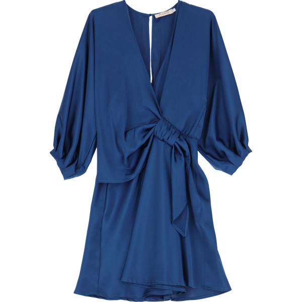 vestiti corti Please blu tinta unita