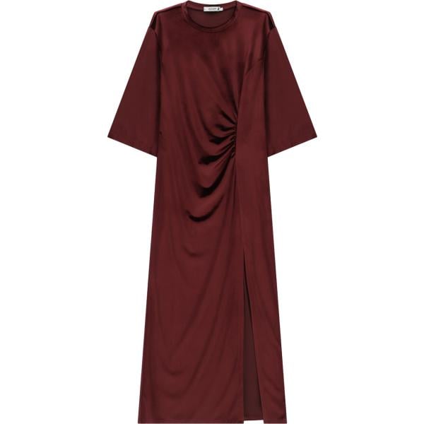 Vestito lungo da donna in marrone scuro lungo Please