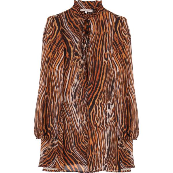 vestiti corti Please marrone animalier