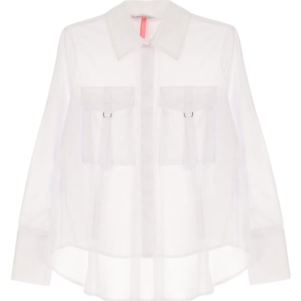 camicie Please bianco tinta unita